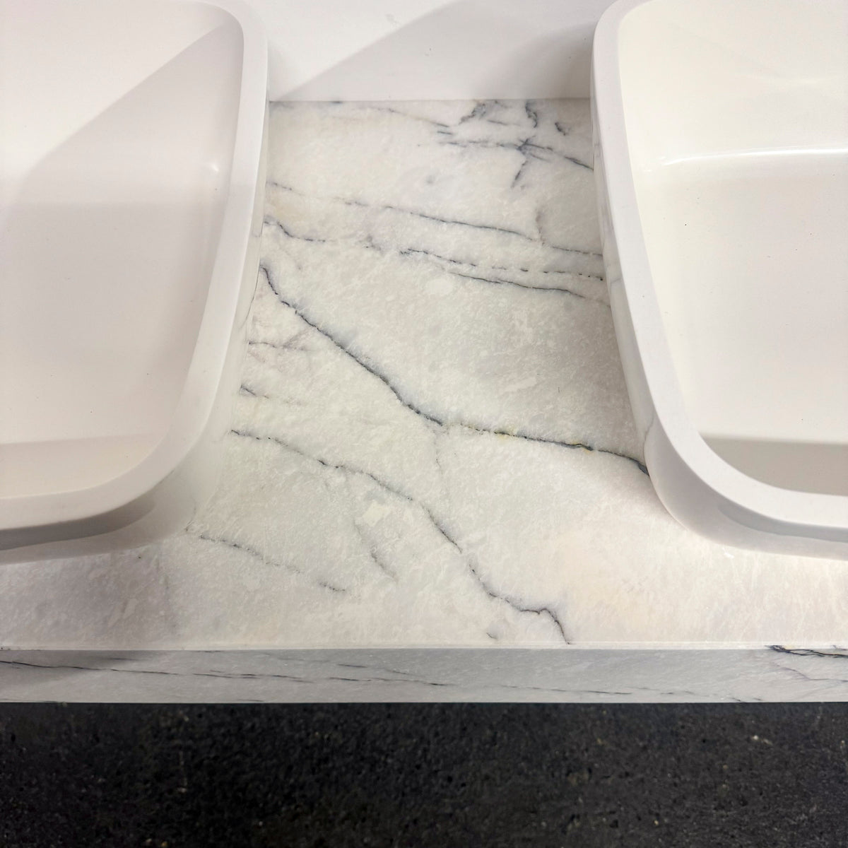 Twin Sink Unit with Marble Base | The Architectural Forum