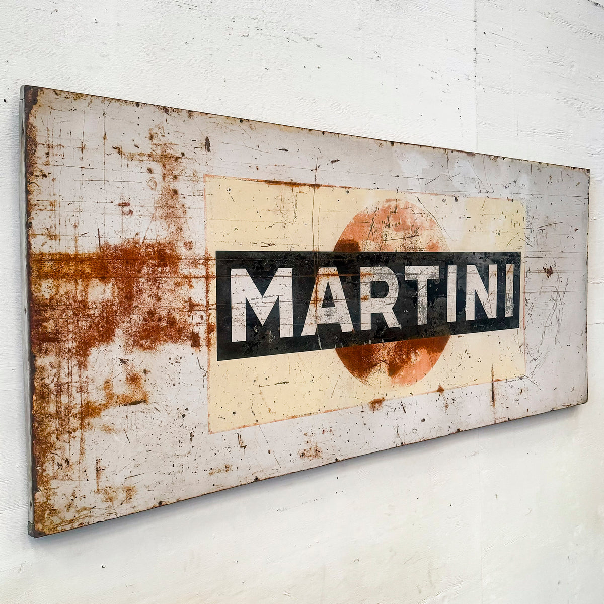 Large Vintage Martini 1961 Metal Sign | The Architectural Forum