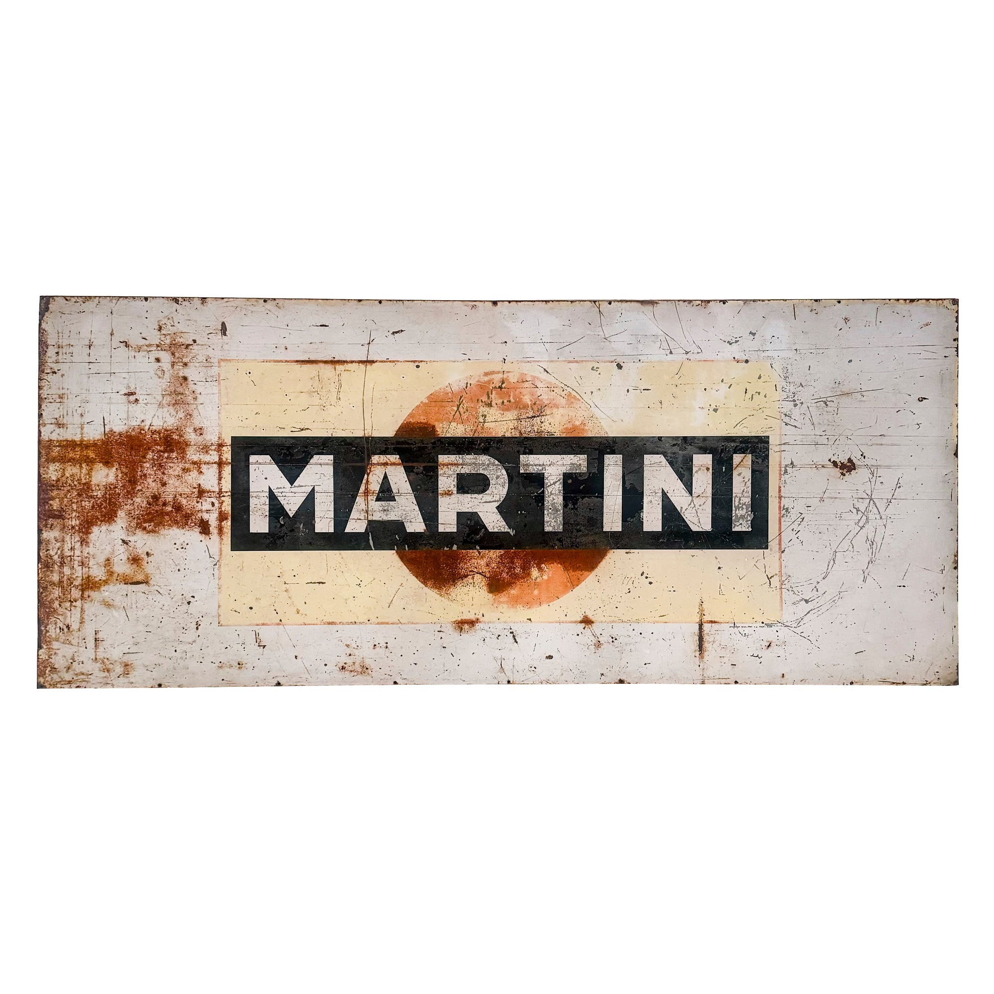 Large Vintage Martini 1961 Metal Sign | The Architectural Forum