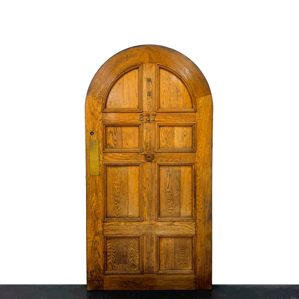 Antique Arched Oak Door - 205.5cm x 106.5cm | The Architectural Forum