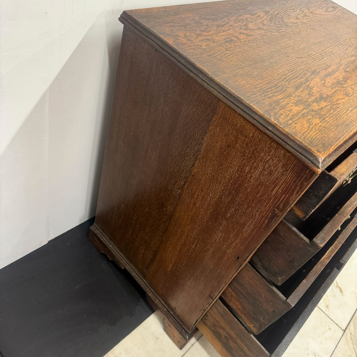 Antique 18th Century Oak and Walnut Chest of Drawers | The Architectural Forum