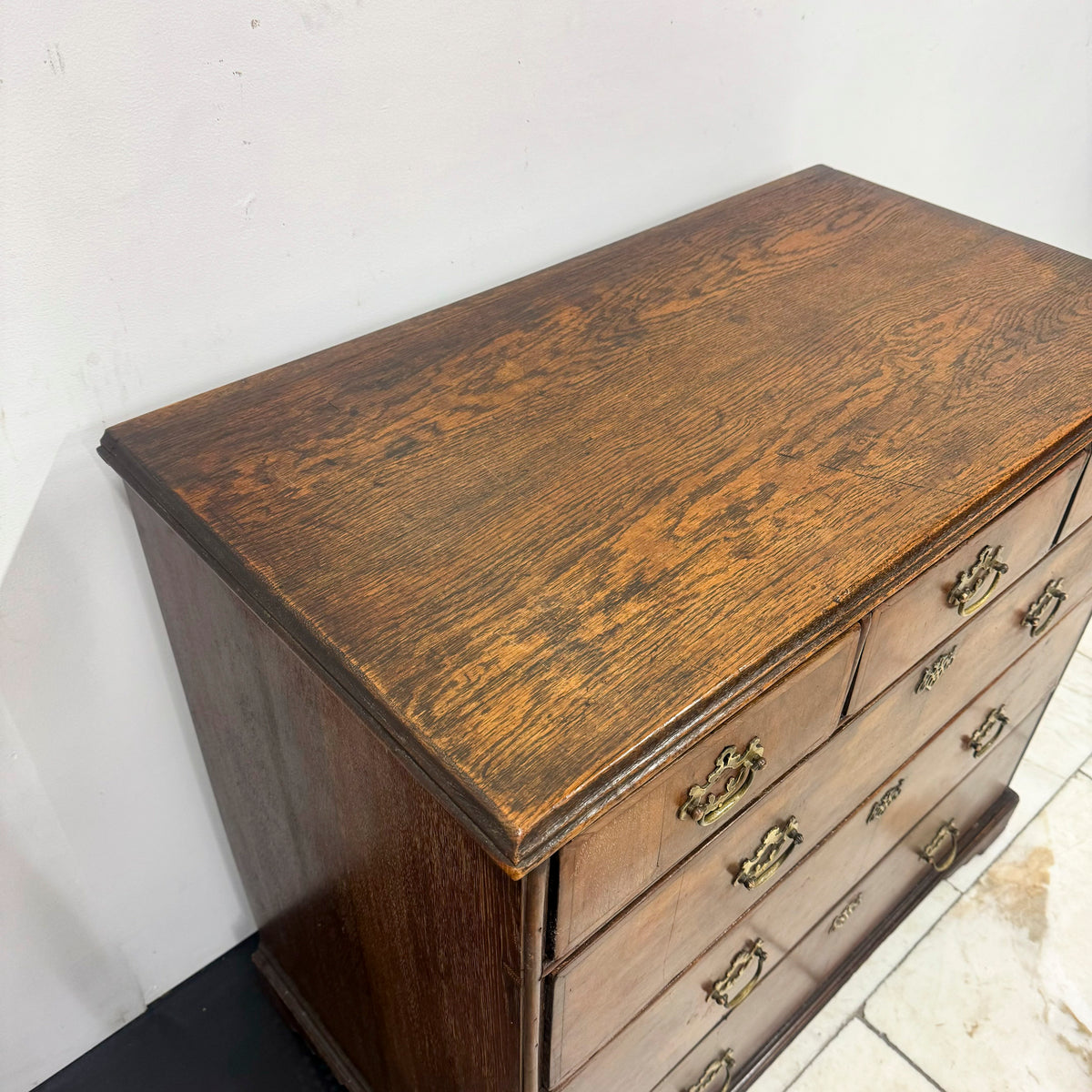 Antique 18th Century Oak and Walnut Chest of Drawers | The Architectural Forum