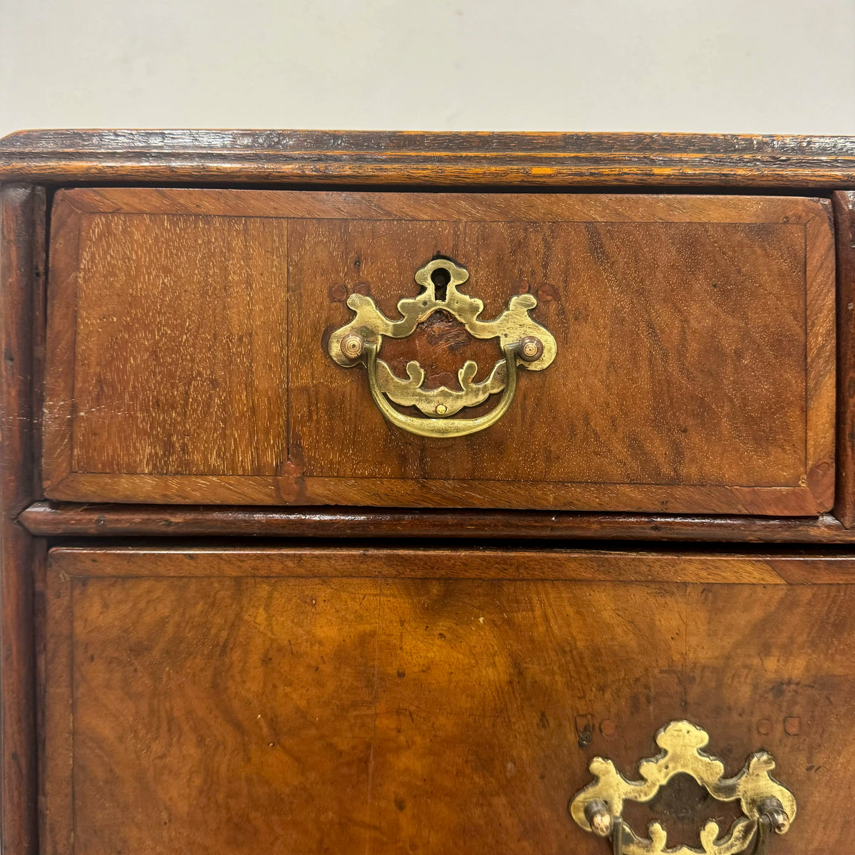 Antique 18th Century Oak and Walnut Chest of Drawers | The Architectural Forum