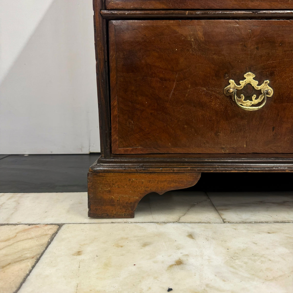 Antique 18th Century Oak and Walnut Chest of Drawers | The Architectural Forum