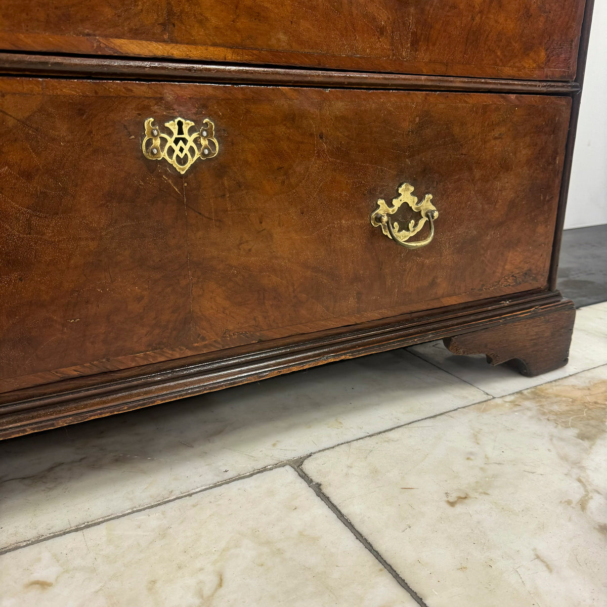 Antique 18th Century Oak and Walnut Chest of Drawers | The Architectural Forum