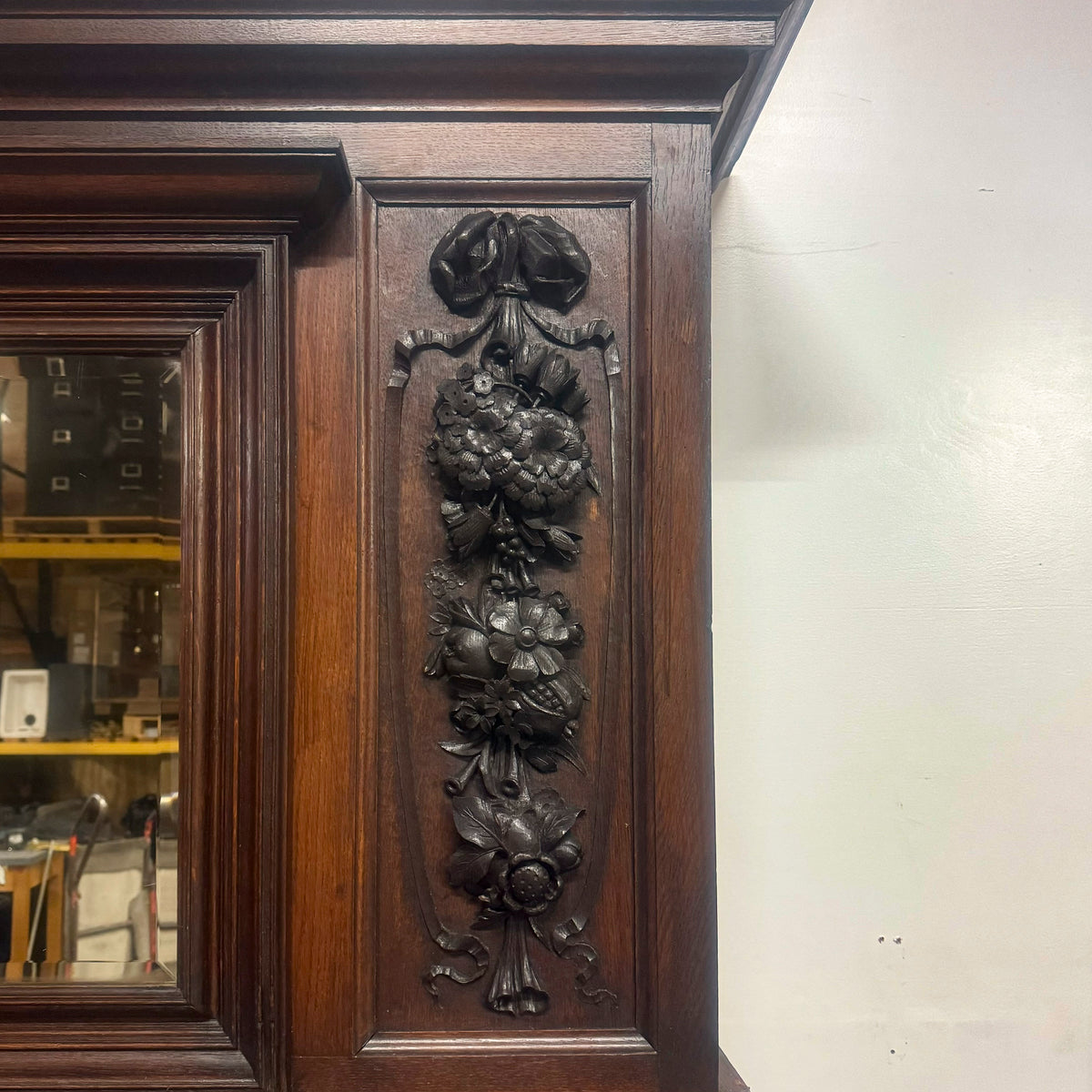 Antique Victorian Oak Fireplace Surround