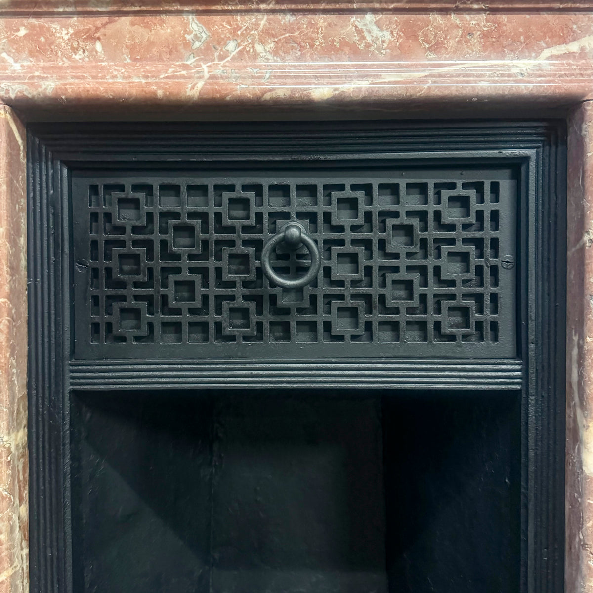 Antique Victorian Oak Fireplace Surround