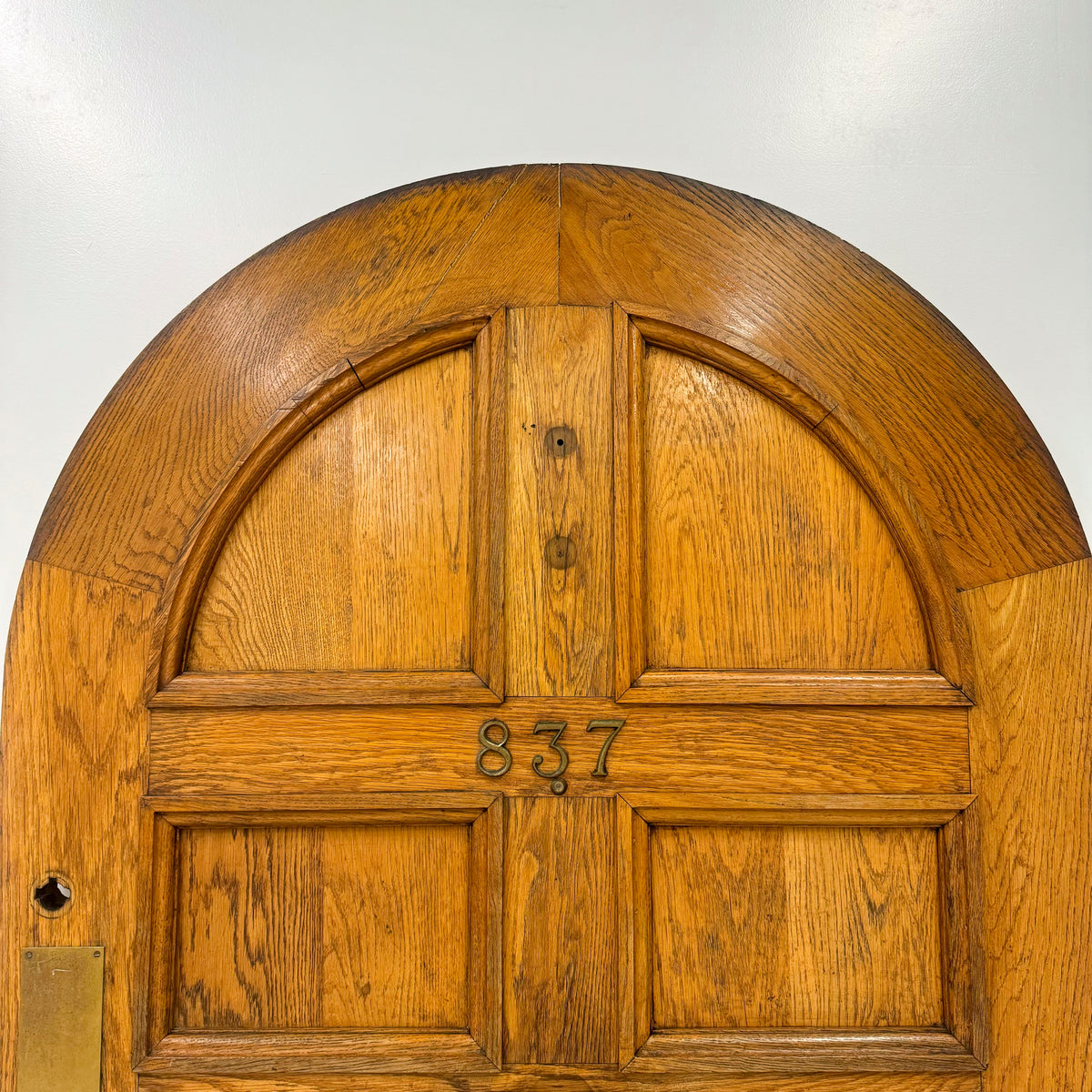 Antique Arched Oak Door - 205.5cm x 106.5cm | The Architectural Forum