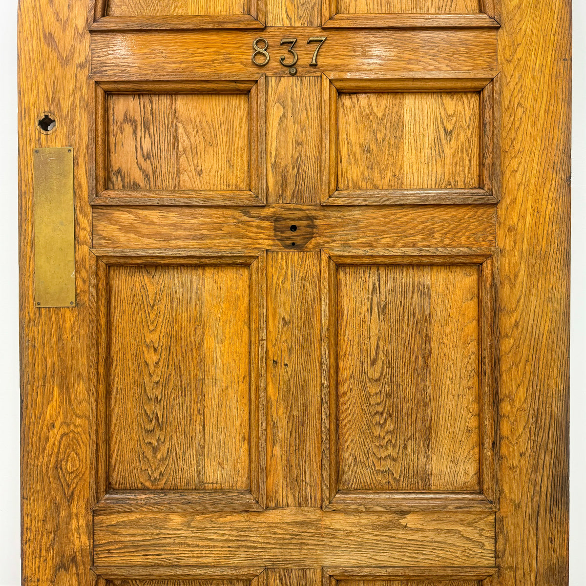 Antique Arched Oak Door - 205.5cm x 106.5cm | The Architectural Forum