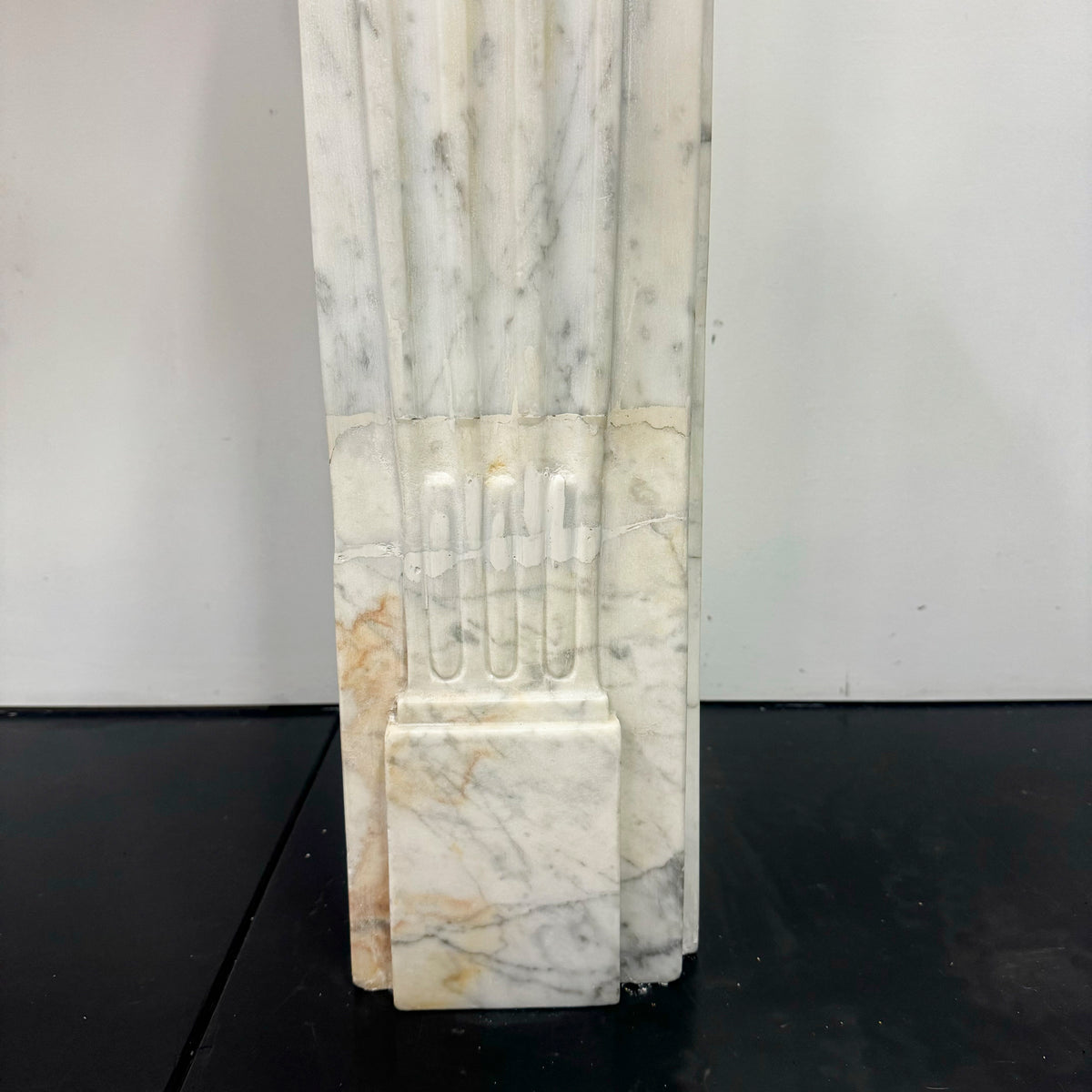 Antique Late 18th Century Carrara Marble Fireplace Surround | The Architectural Forum