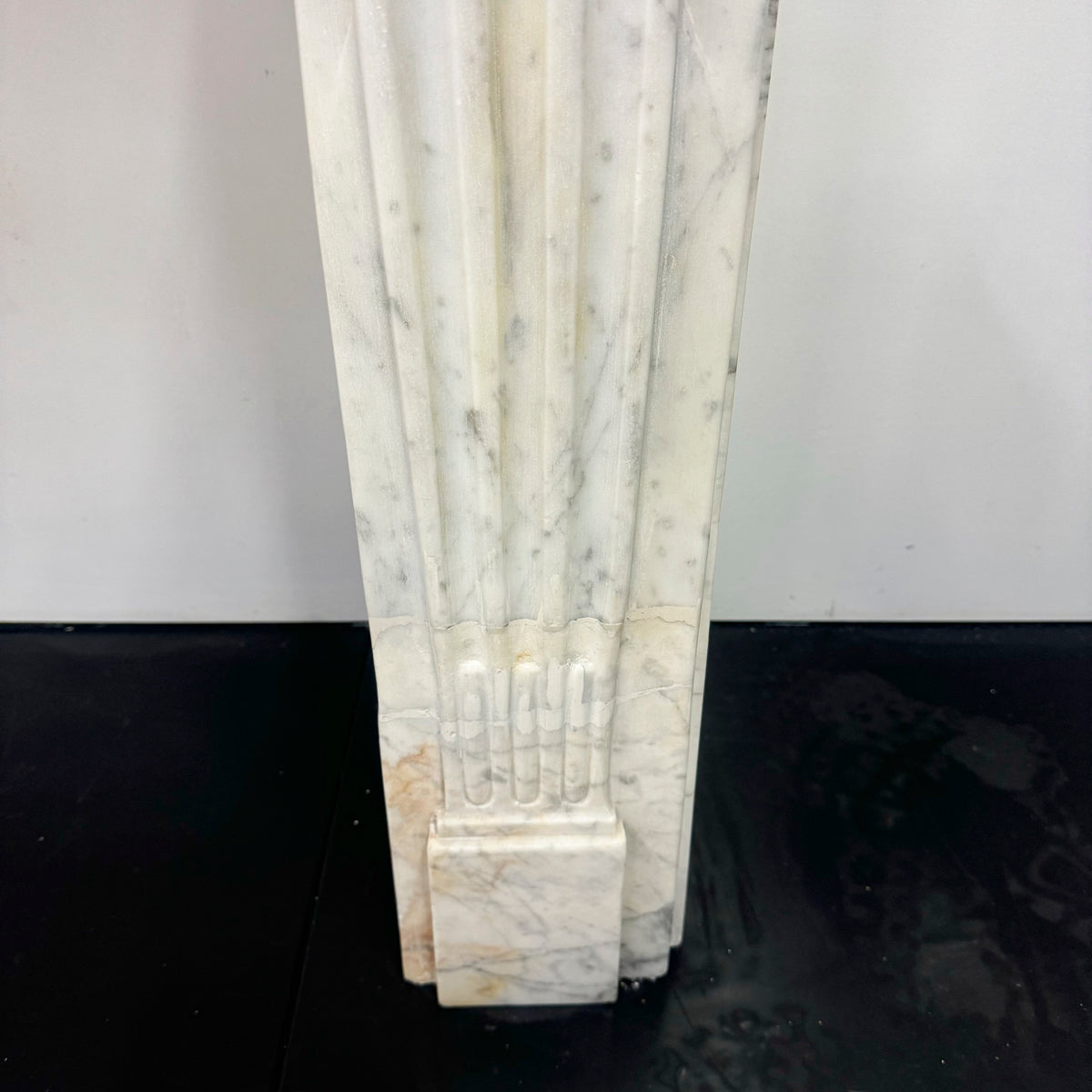 Antique Late 18th Century Carrara Marble Fireplace Surround | The Architectural Forum