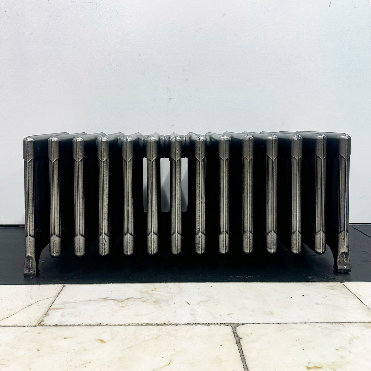 Antique Polished Cast Iron Radiator | The Architectural Forum