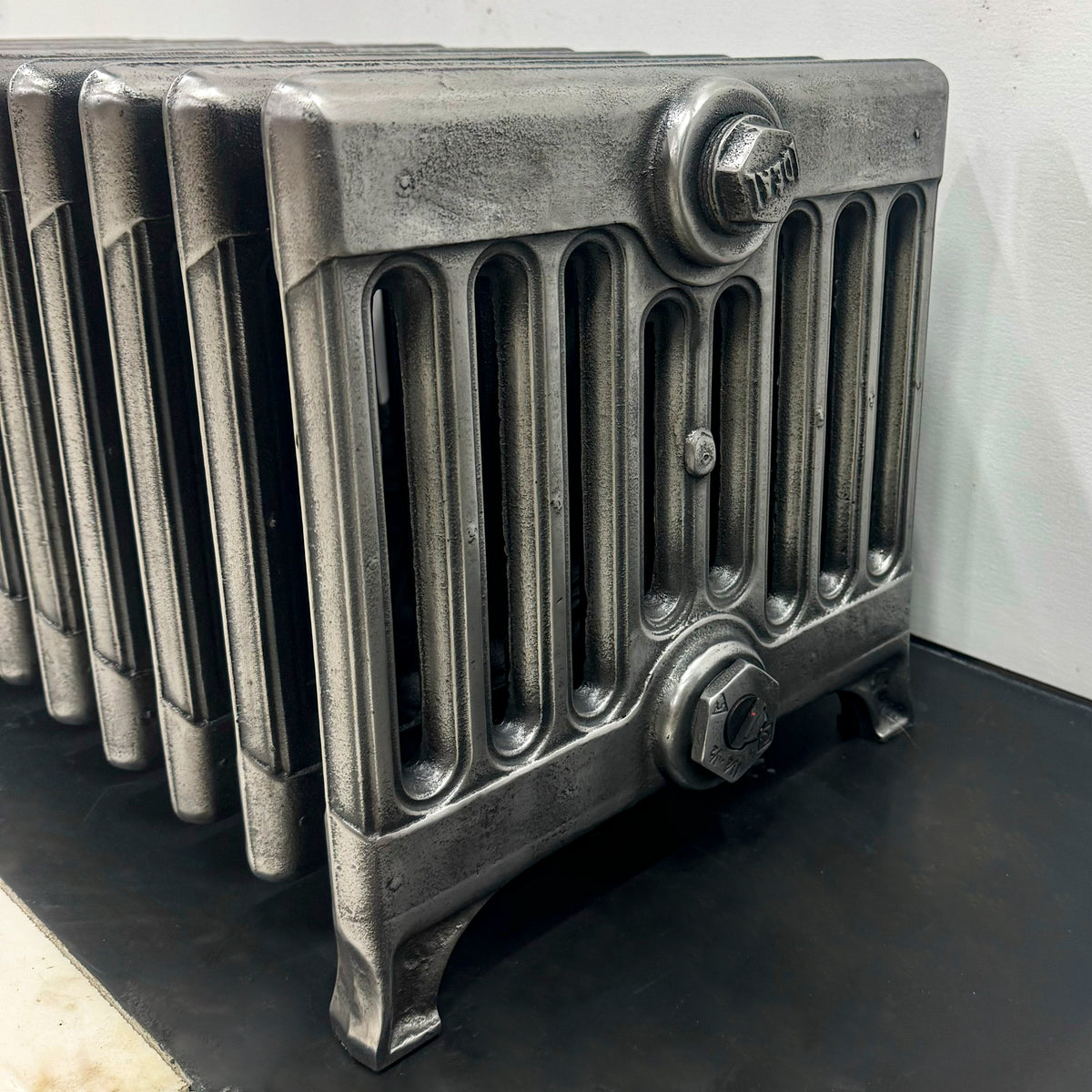 Antique Polished Cast Iron Radiator | The Architectural Forum