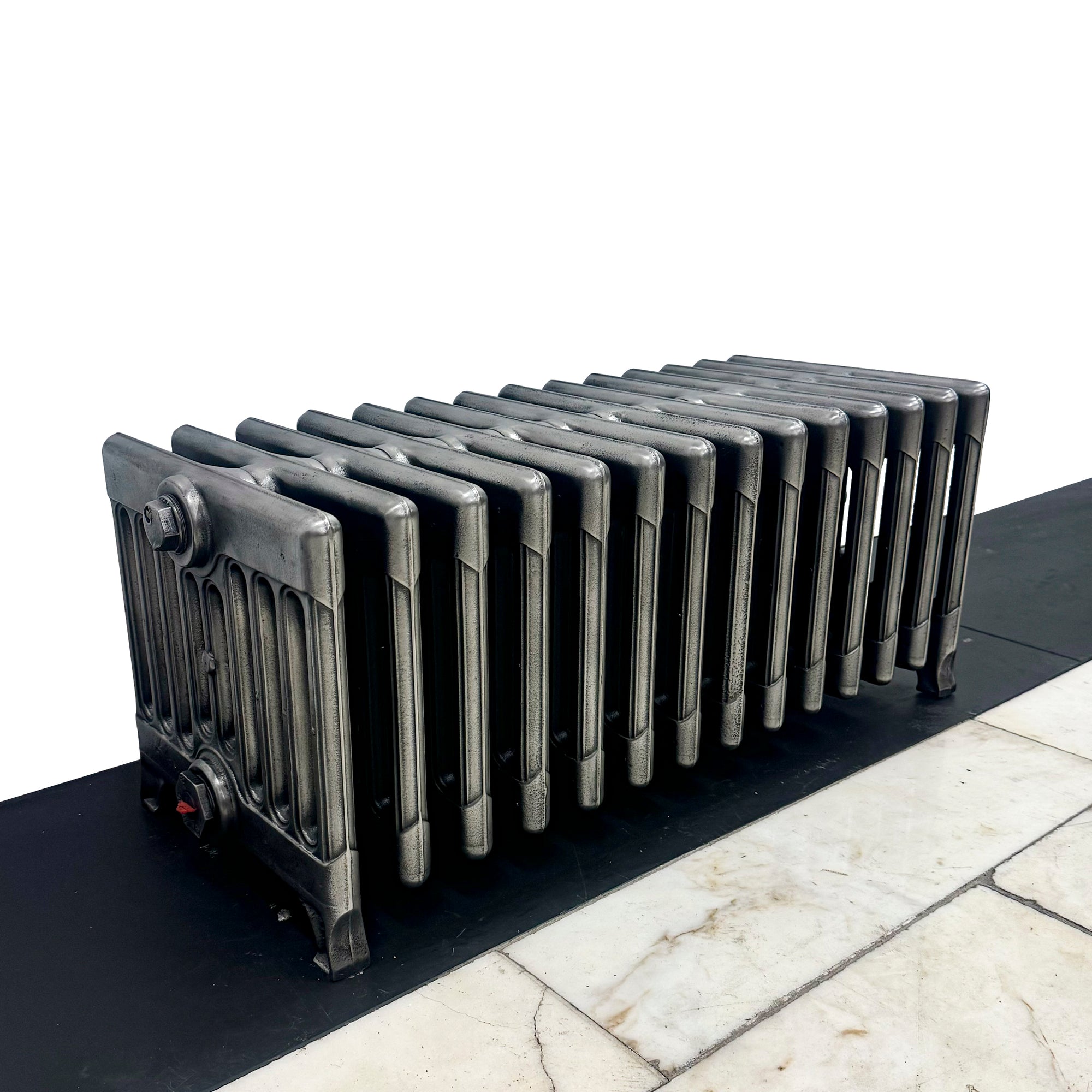 Antique Polished Cast Iron Radiator | The Architectural Forum