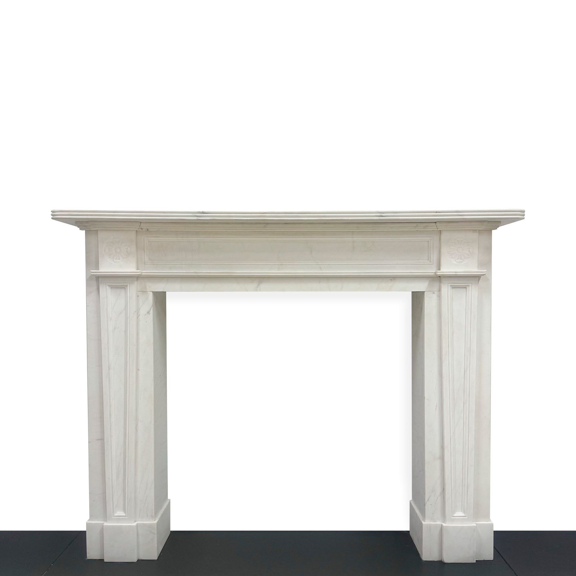 Reclaimed Regency Statuary Marble Fireplace | The Architectural Forum