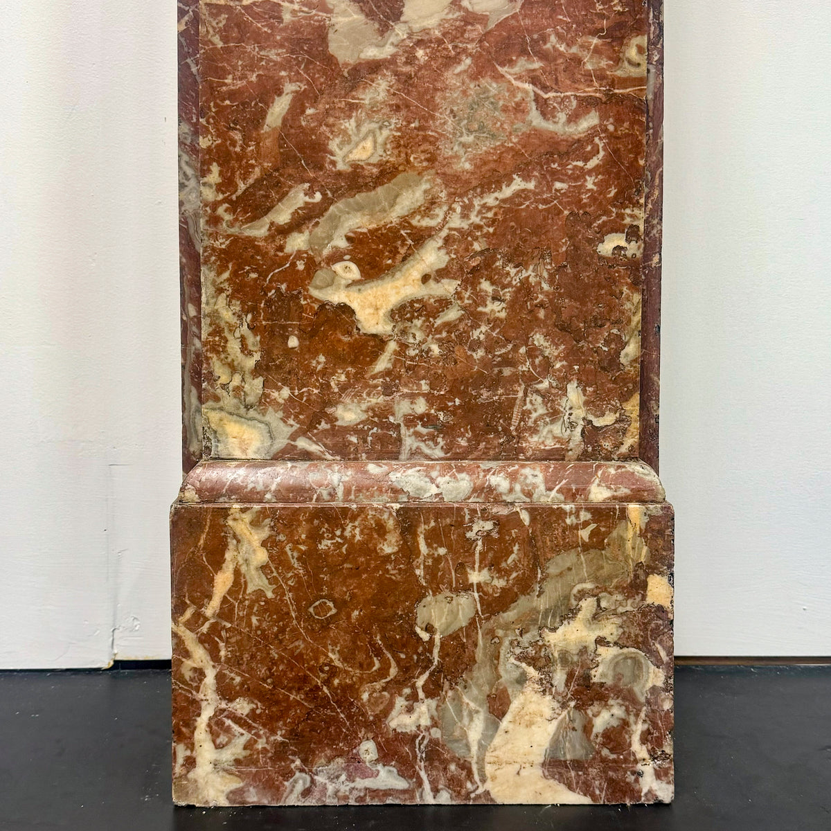 Antique Rose Royale Red Marble Fireplace Surround | Pair Available | The Architectural Forum