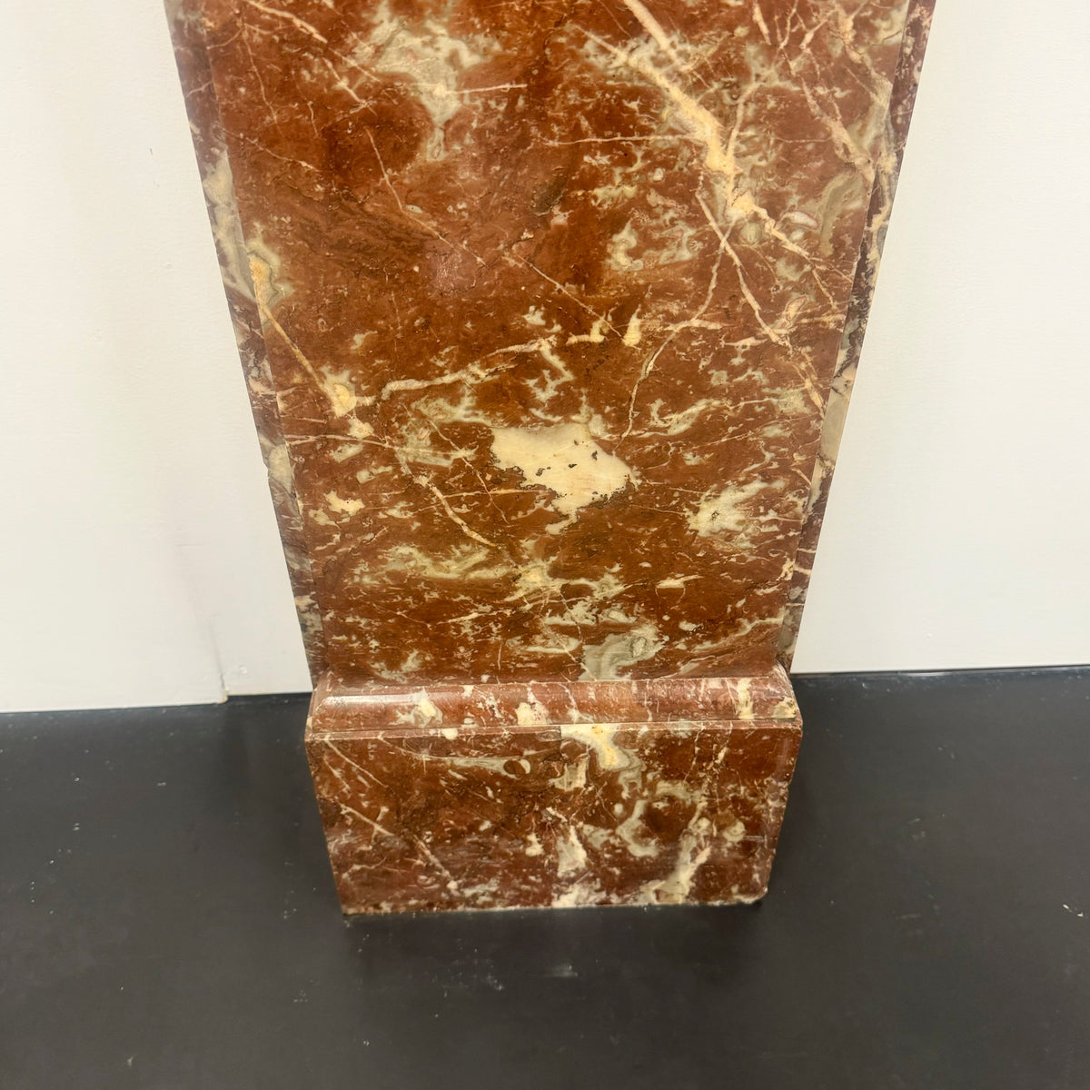 Antique Rose Royale Red Marble Fireplace Surround | Pair Available | The Architectural Forum