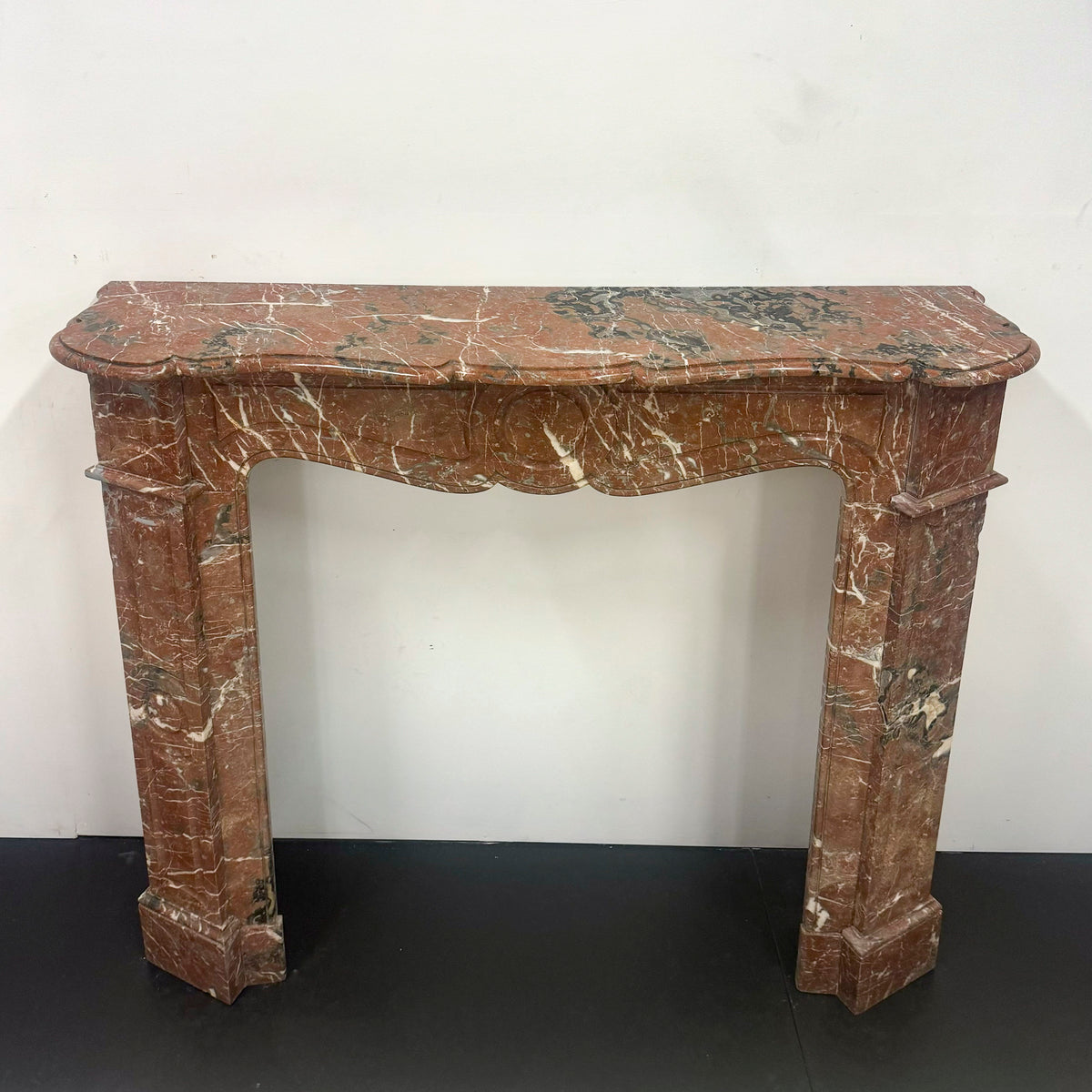 Antique Victorian Louis Pompadour Style Marble Fireplace | The Architectural Forum