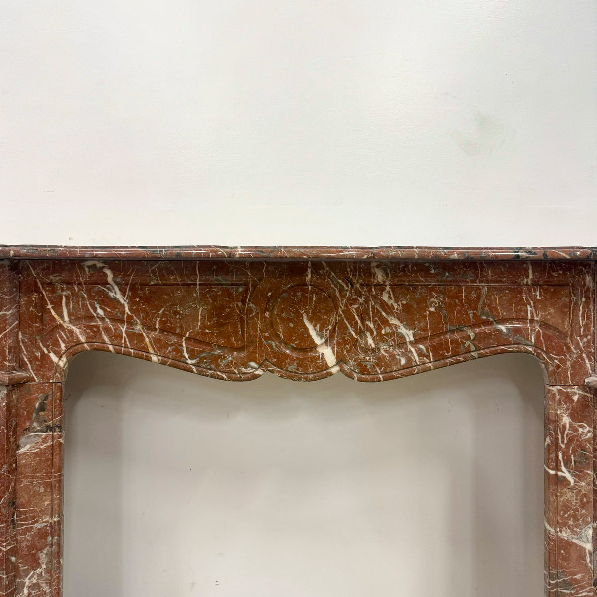 Antique Victorian Louis Pompadour Style Marble Fireplace | The Architectural Forum