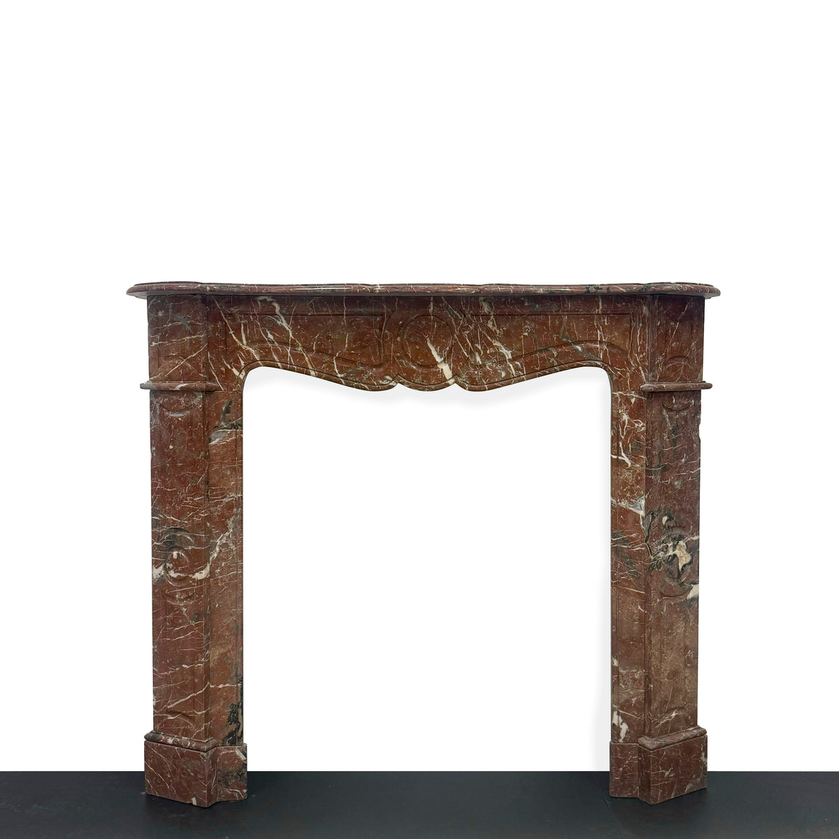 Antique Victorian Louis Pompadour Style Marble Fireplace | The Architectural Forum