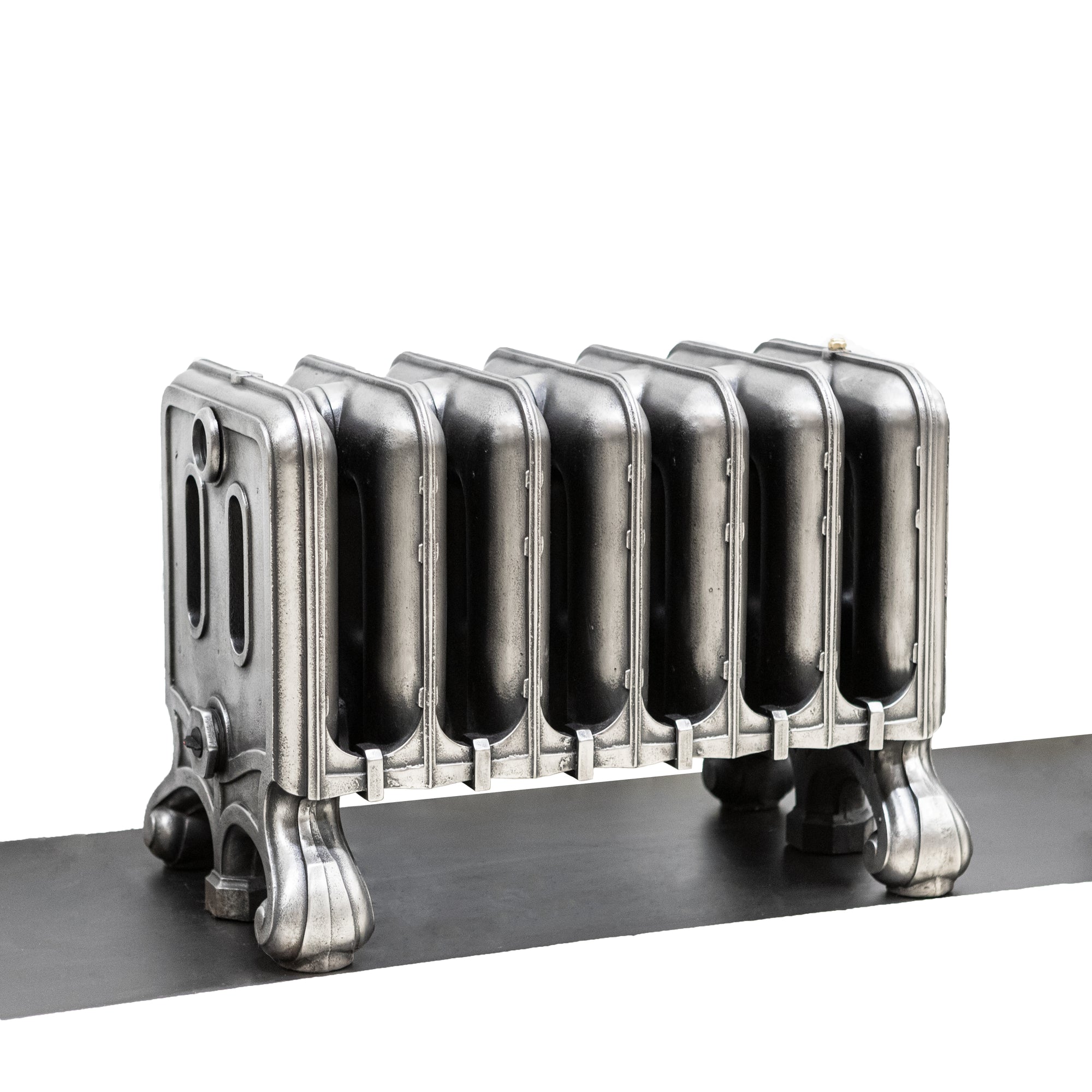 Rare Antique Hand Polished Cast Iron Radiator | 7 Sections | The Architectural Forum