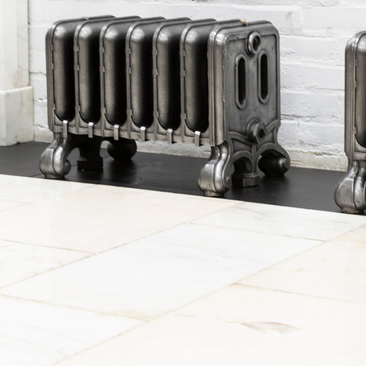 Rare Antique Hand Polished Cast Iron Radiator | 7 Sections | The Architectural Forum