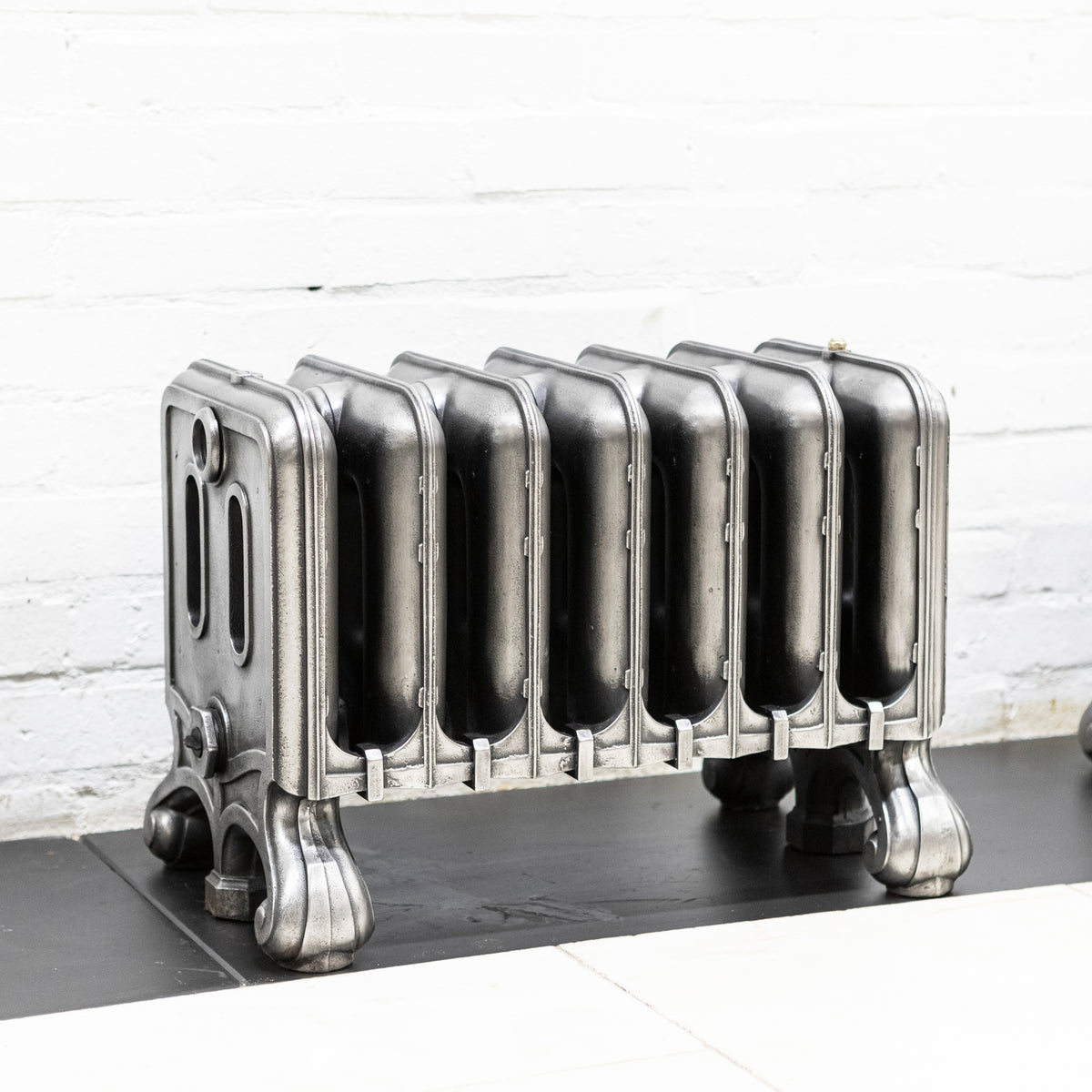 Rare Antique Hand Polished Cast Iron Radiator | 7 Sections | The Architectural Forum