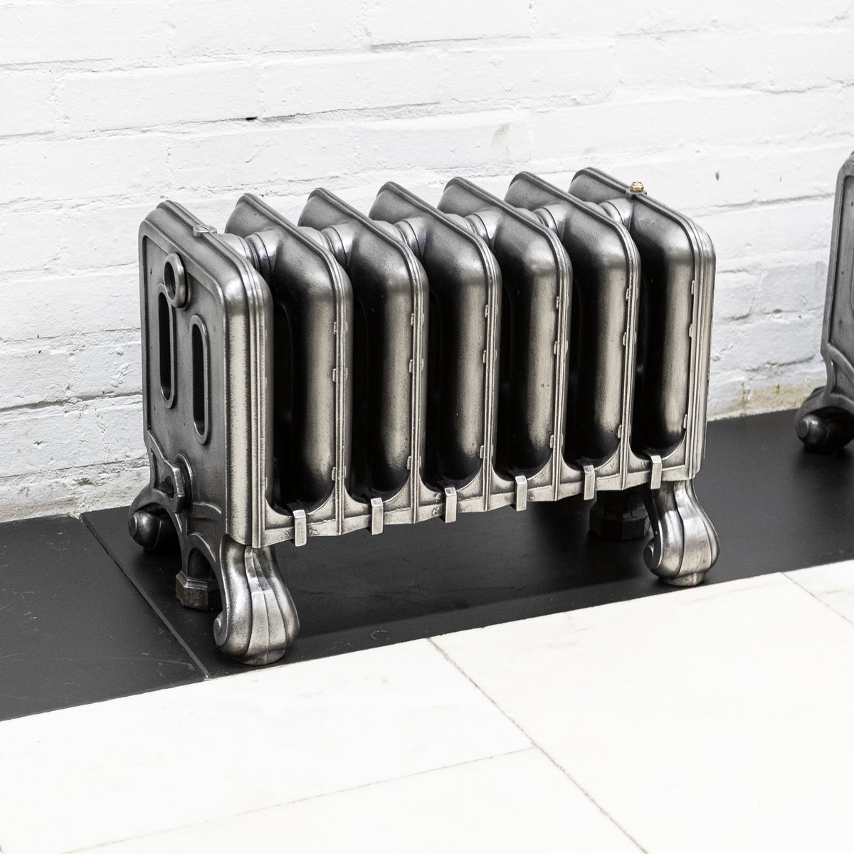 Rare Antique Hand Polished Cast Iron Radiator | 7 Sections | The Architectural Forum