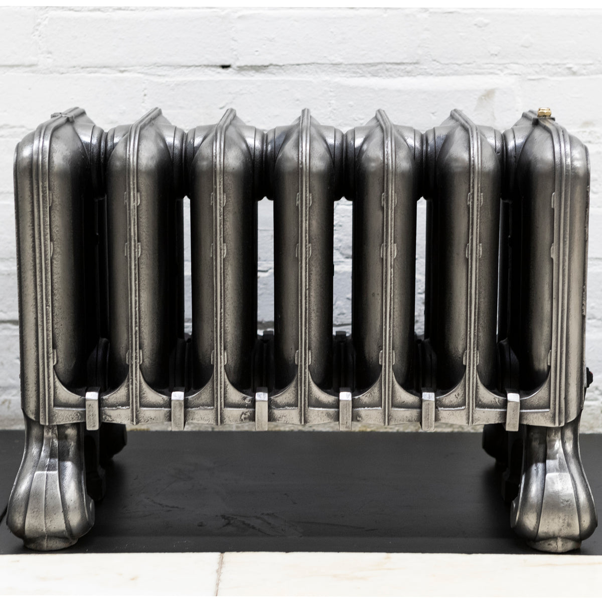 Rare Antique Hand Polished Cast Iron Radiator | 7 Sections | The Architectural Forum