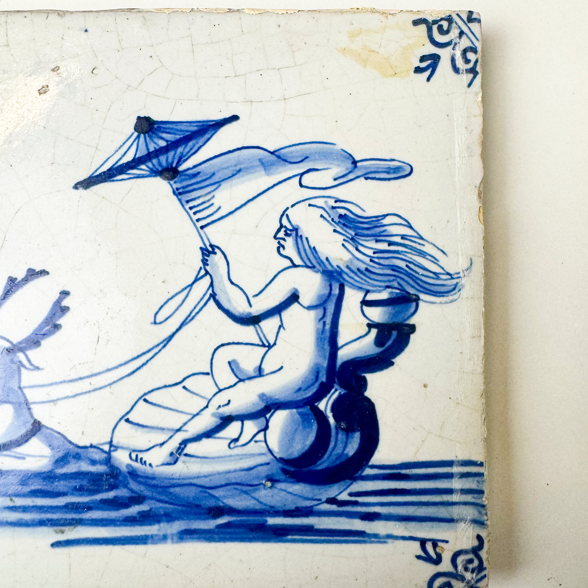 Single Antique Dutch Delft Tile | The Architectural Forum