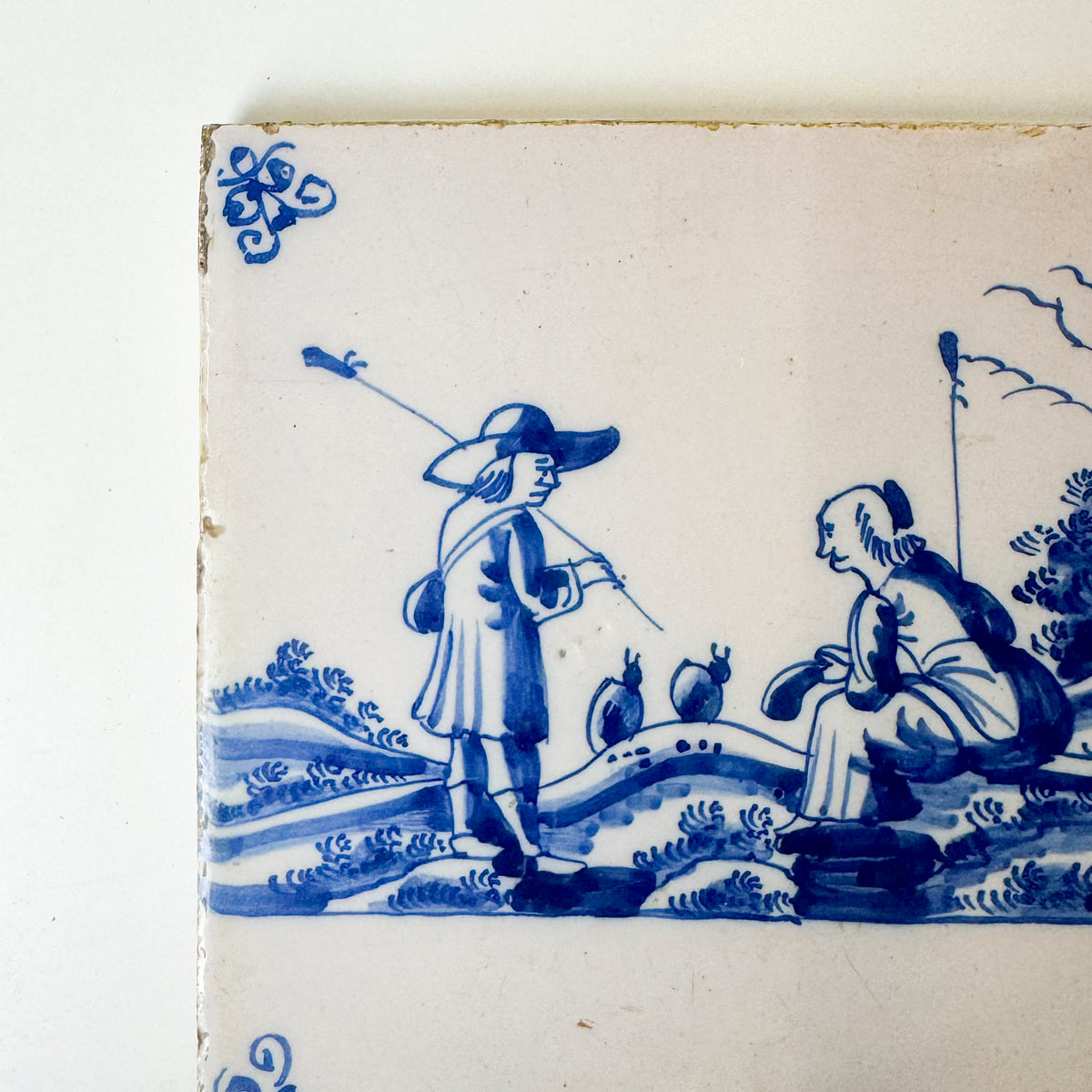 Single Antique Dutch Delft Tile | The Architectural Forum