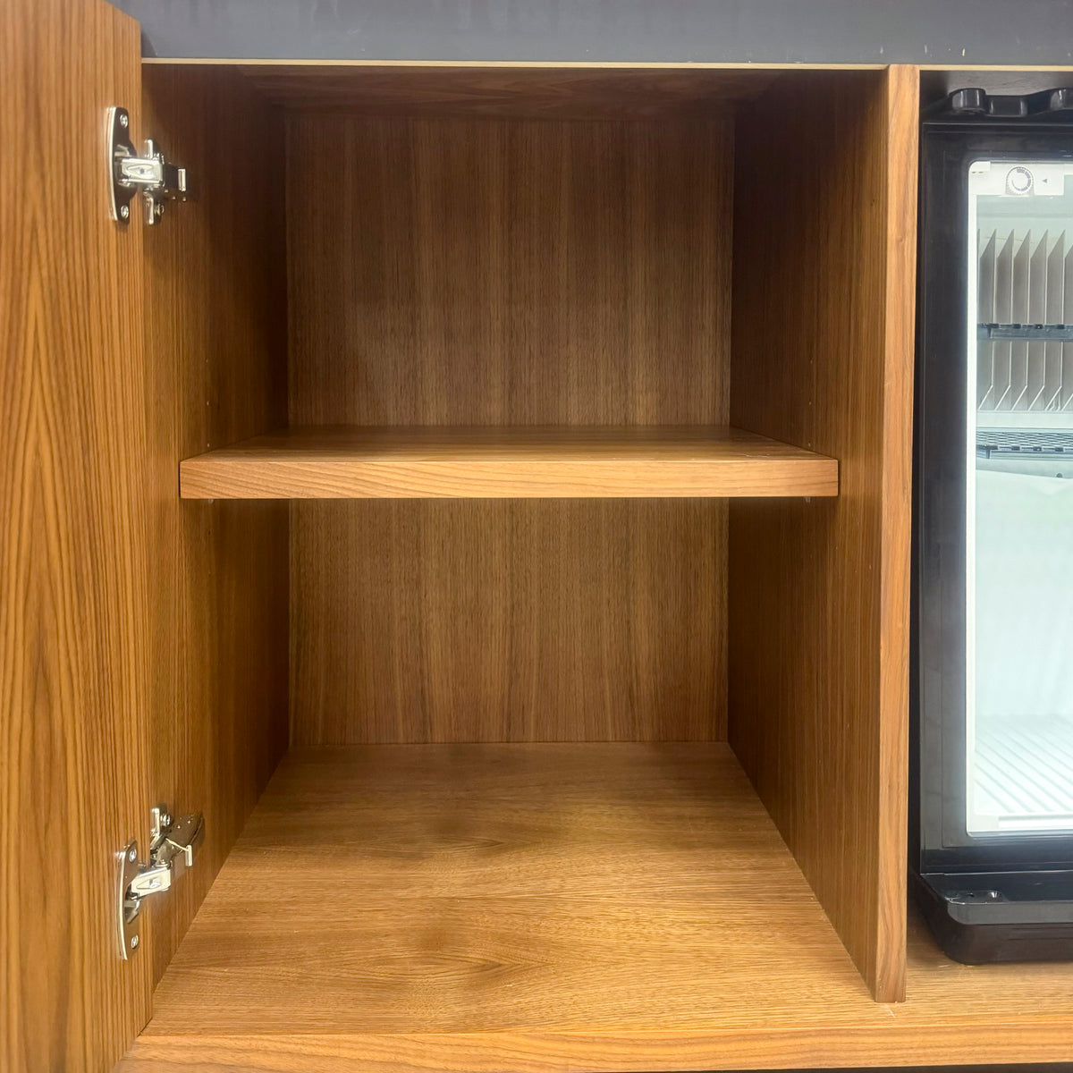 Modern Mid Century Teak Sideboard with Fridge | The Architectural Forum