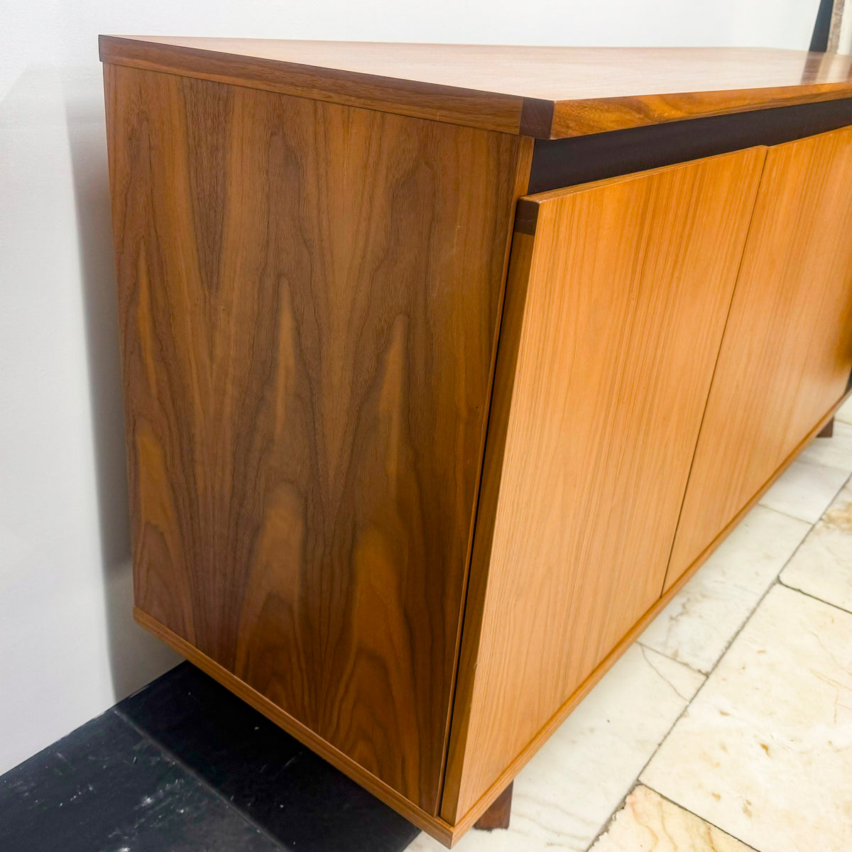 Modern Mid Century Teak Sideboard with Fridge | The Architectural Forum