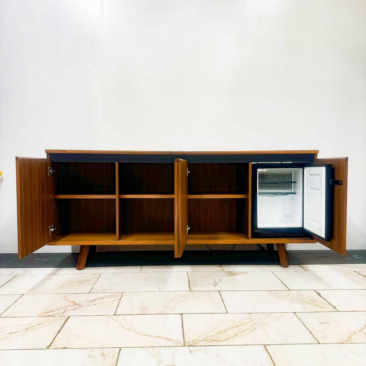 Modern Mid Century Teak Sideboard with Fridge | The Architectural Forum