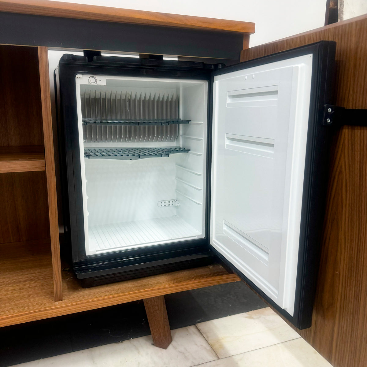 Modern Mid Century Teak Sideboard with Fridge | The Architectural Forum