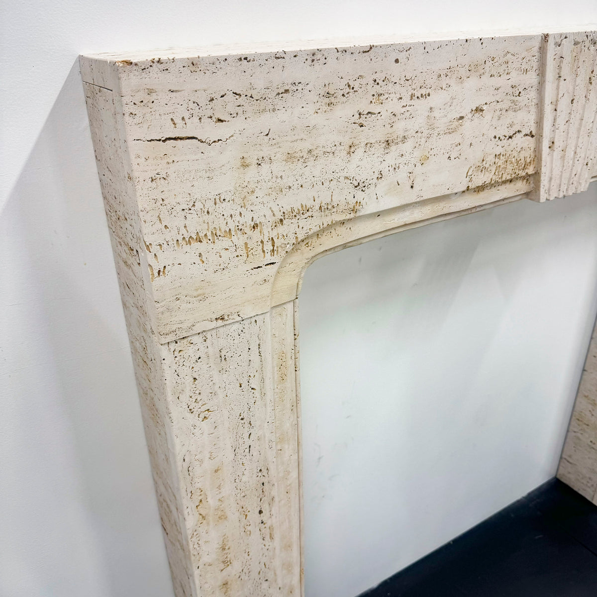 Travertine Marble Fireplace Surround | The Architectural Forum