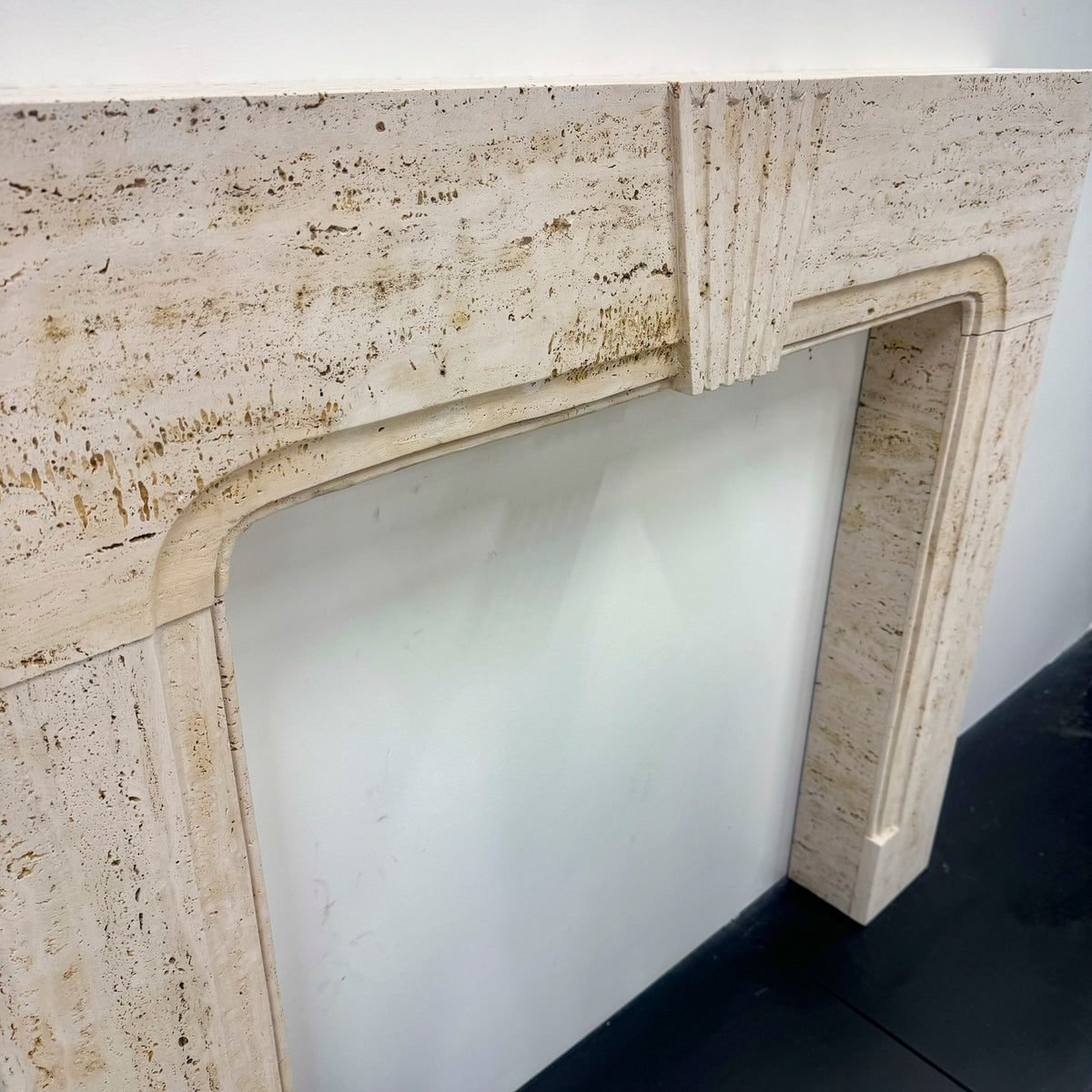 Travertine Marble Fireplace Surround | The Architectural Forum