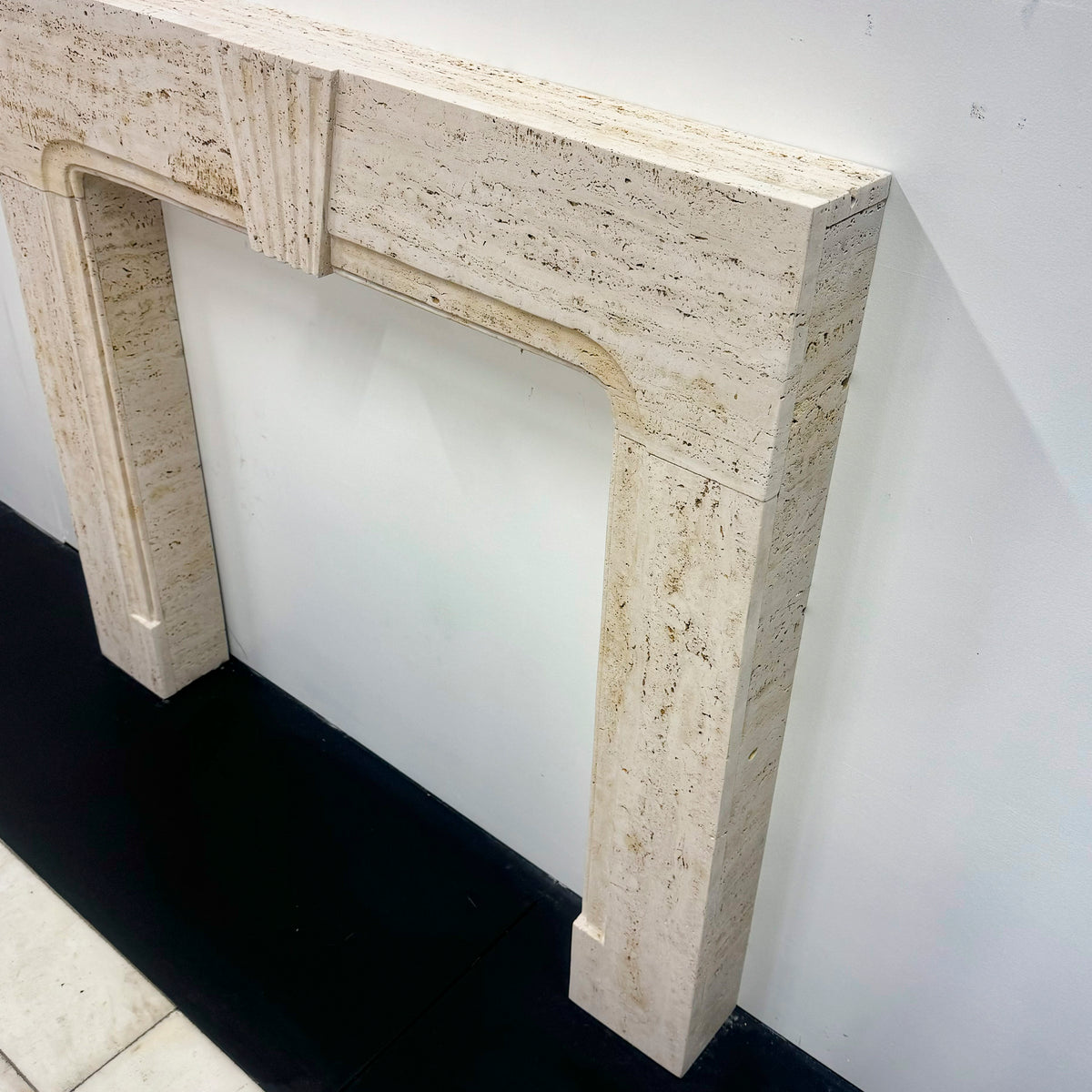 Travertine Marble Fireplace Surround | The Architectural Forum