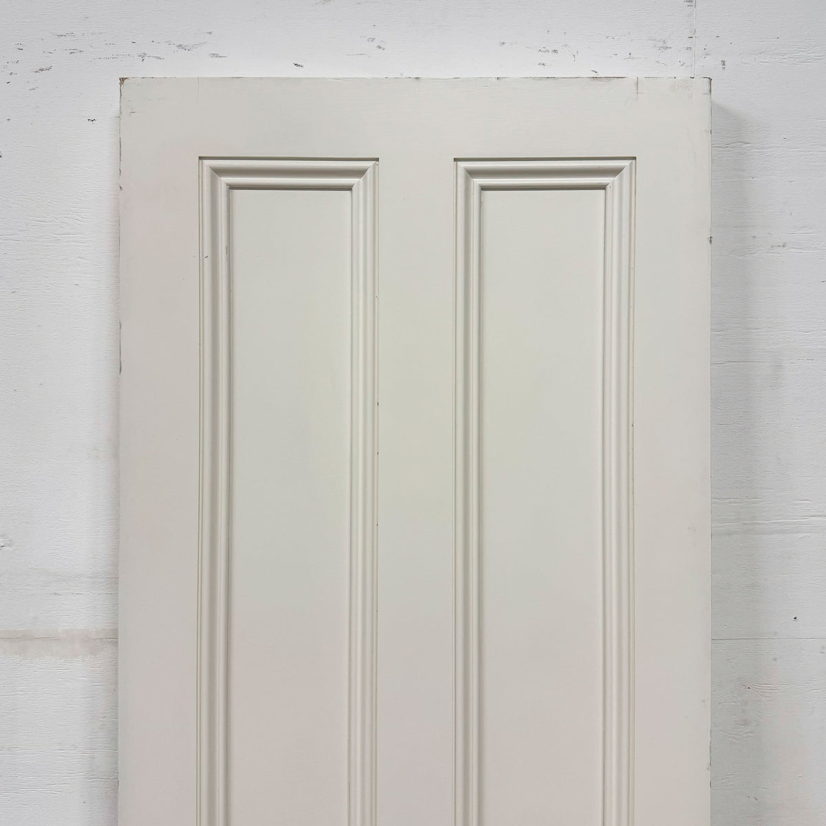 Reclaimed White Tulip Wood 4 Panel Door - 197.5cm x 76cm | The Architectural Forum