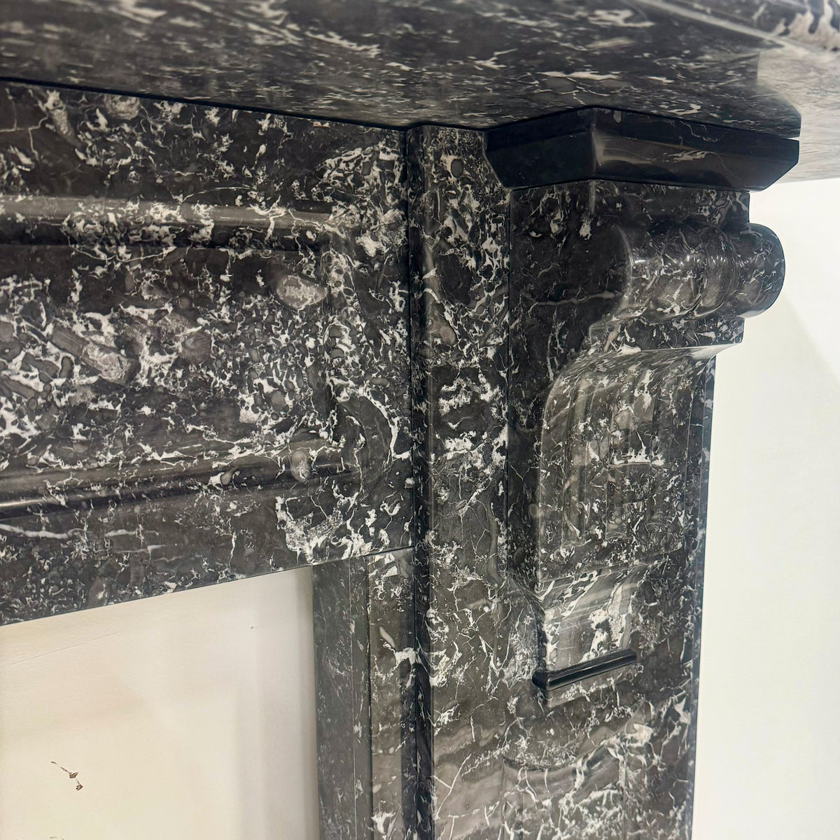 Antique Victorian St Anne&#39;s Marble Fireplace Surround | Pair Available | The Architectural Forum