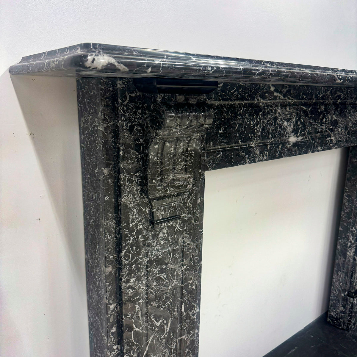 Antique Victorian St Anne&#39;s Marble Fireplace Surround | Pair Available | The Architectural Forum