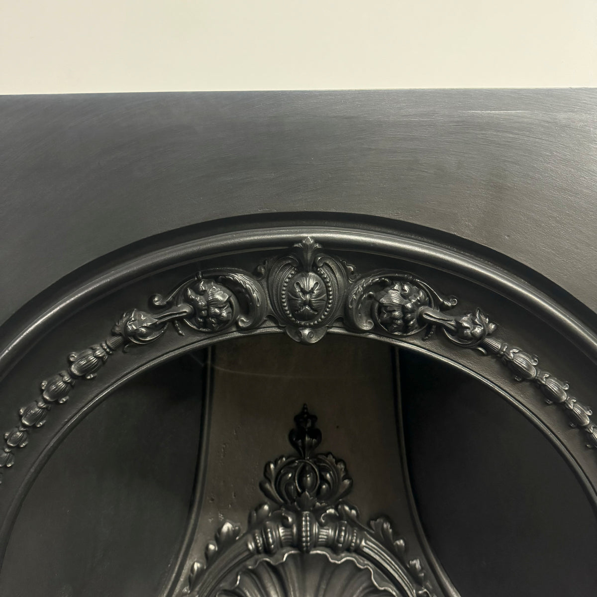 Antique Victorian Horseshoe Cast Iron Insert | The Architectural Forum