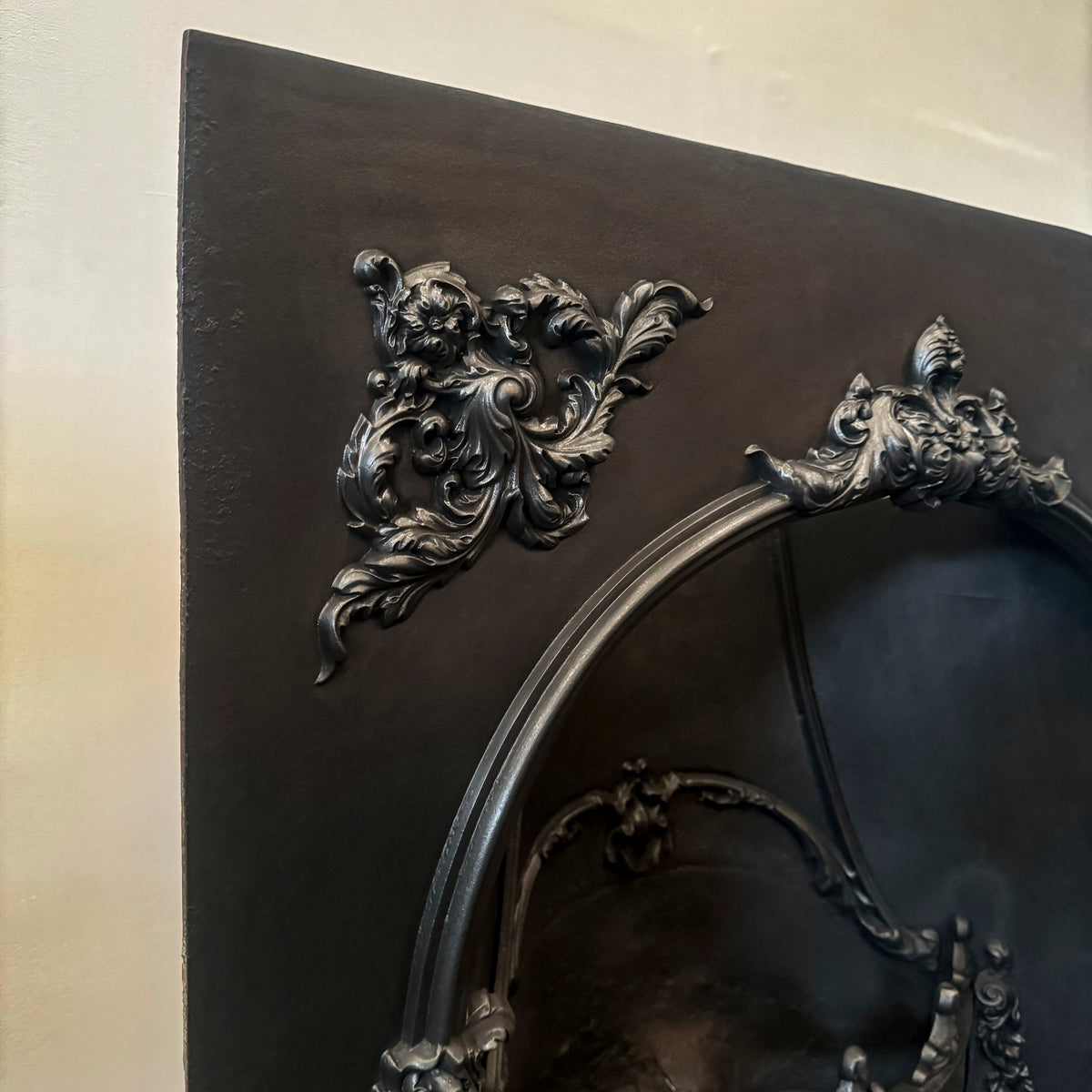 Antique Ornate Victorian Cast Iron Insert | The Architectural Forum