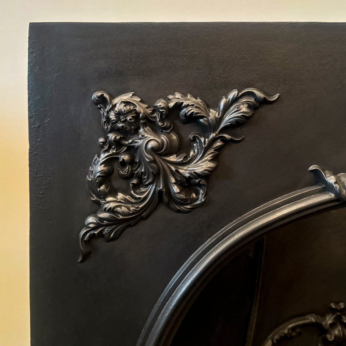 Antique Ornate Victorian Cast Iron Insert | The Architectural Forum