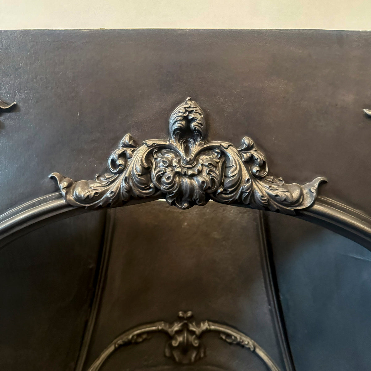 Antique Ornate Victorian Cast Iron Insert | The Architectural Forum