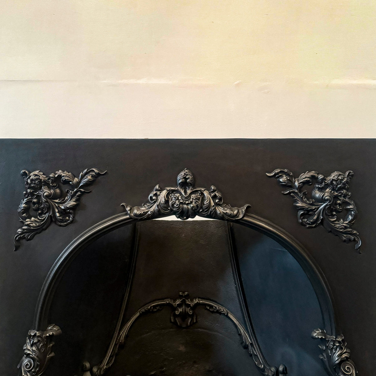 Antique Ornate Victorian Cast Iron Insert | The Architectural Forum