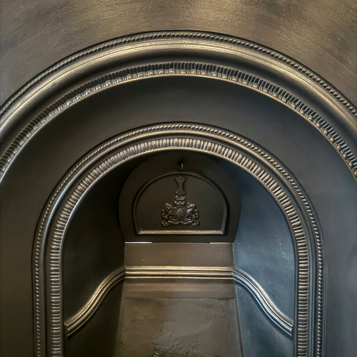 Reclaimed Cast Iron Victorian Style Fireplace Insert | The Architectural Forum