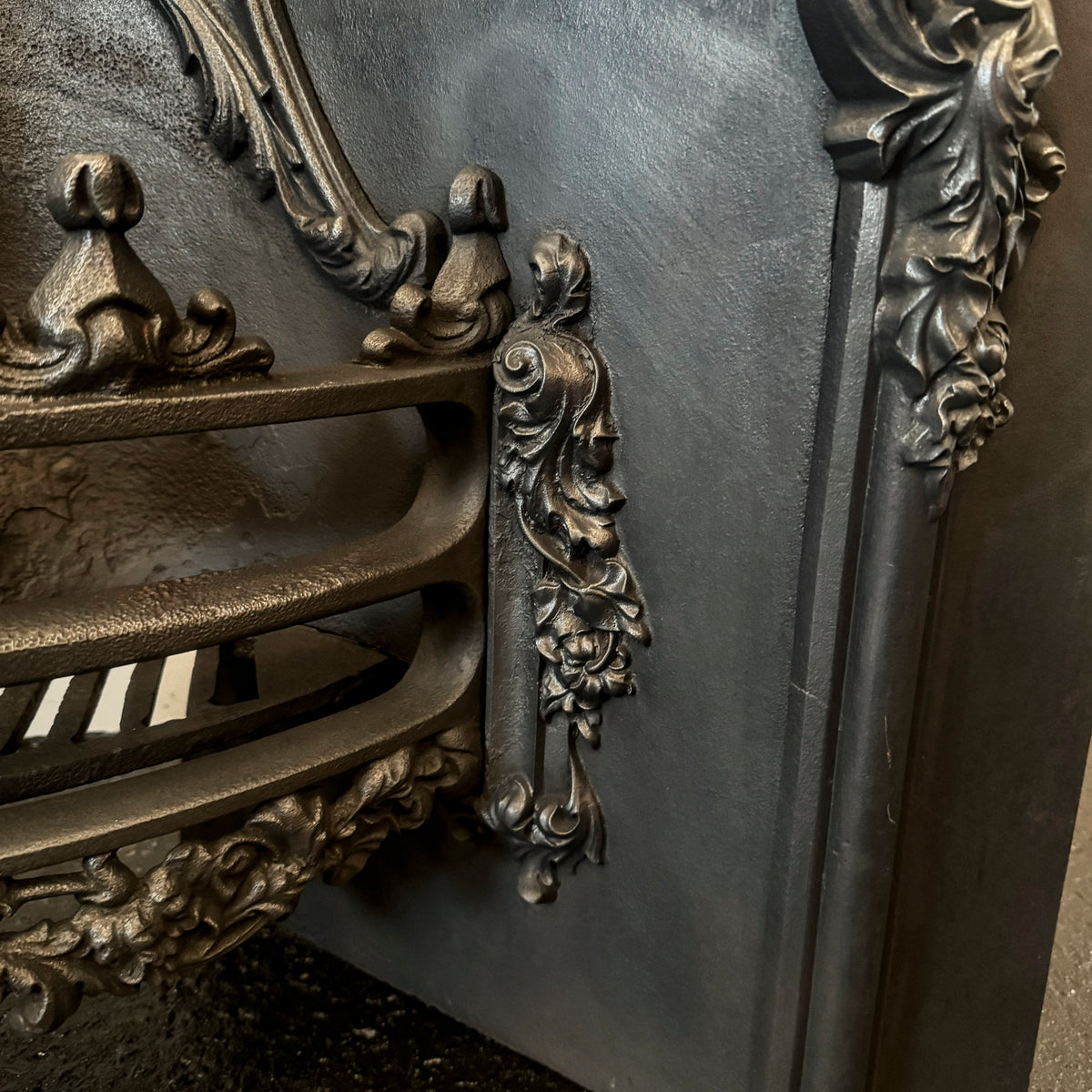 Antique Ornate Victorian Cast Iron Insert | The Architectural Forum