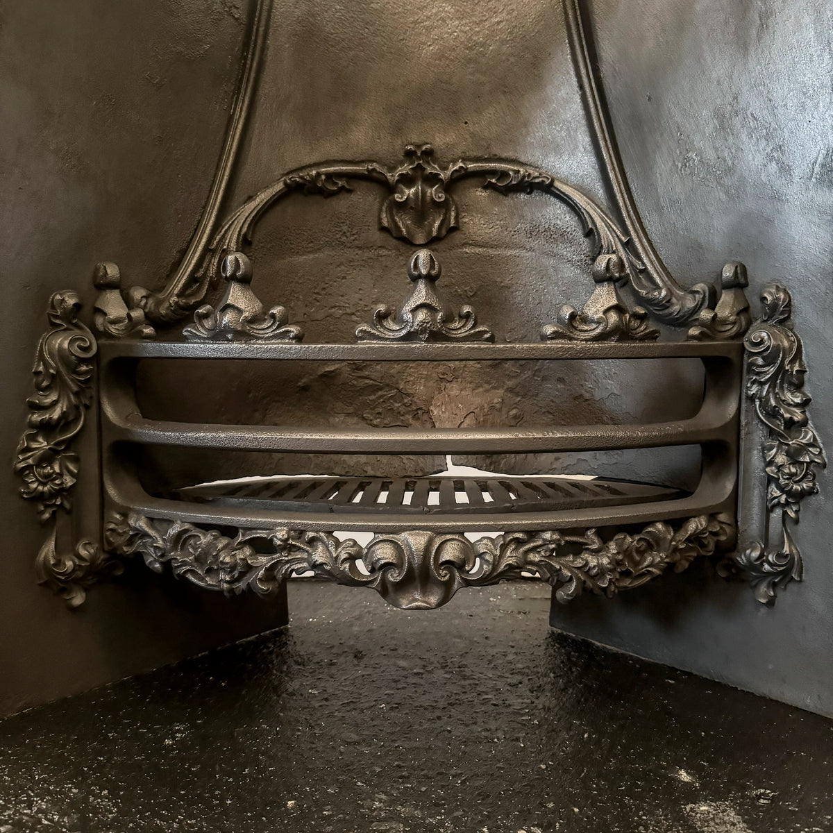 Antique Ornate Victorian Cast Iron Insert | The Architectural Forum