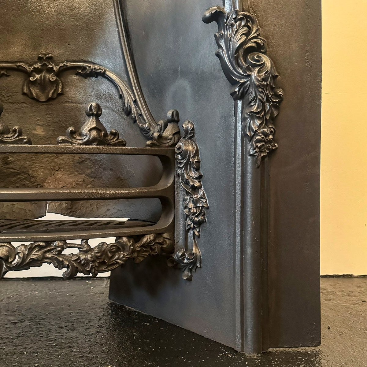 Antique Ornate Victorian Cast Iron Insert | The Architectural Forum